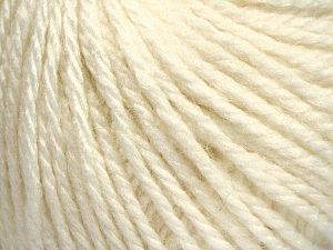 Fiber Content 8% Viscose, 54% Acrylic, 20% Wool, 18% Alpaca, Off White, Brand Ice Yarns, fnt2-67966