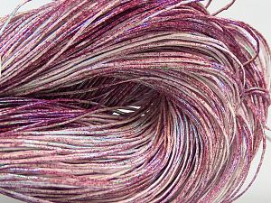 Please note that this is a spray-painted yarn. Colors in different lots may vary because of the charateristics of the yarn. Also see the package photos for the colorway in full; as skein photos may not show all colors. Fiber Content 60% Metallic Lurex, 40% Cotton, Purple, Pink Shades, Brand Ice Yarns, fnt2-68169