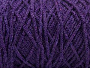Please be advised that yarn iade made of recycled cotton, and dye lot differences occur. Fiber Content 100% Cotton, Brand Ice Yarns, Dark Purple, fnt2-68189