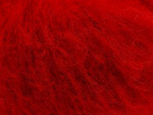 Composition 45% Acrylique, 25% Laine, 20% Mohair, 10% Polyamide, Red, Brand Ice Yarns, fnt2-68382