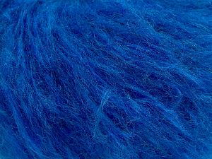 Fiber Content 45% Acrylic, 25% Wool, 20% Mohair, 10% Polyamide, Saxe Blue, Brand Ice Yarns, fnt2-68383