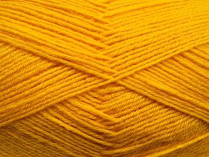 Fiber Content 60% Merino Wool, 40% Acrylic, Yellow, Brand Ice Yarns, fnt2-68437
