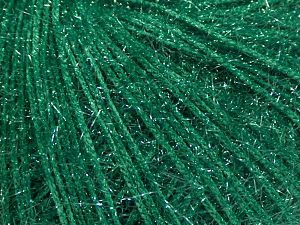 Vezelgehalte 60% Polyamide, 40% Metallic lurex, Brand Ice Yarns, Green, fnt2-68620 