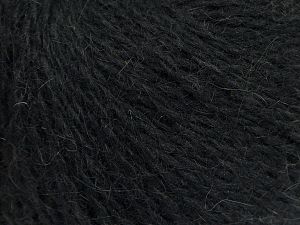 Fiber Content 40% Polyamide, 40% Angora, 20% Cashmere, Brand Ice Yarns, Black, fnt2-68753