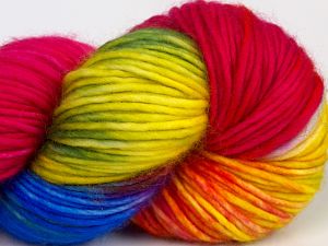 Fiber Content 100% Superwash Merino Wool, Rainbow, Brand Ice Yarns, fnt2-68881