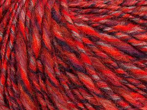 Fiber Content 50% Wool, 30% Acrylic, 20% Alpaca, Red, Orange, Brand Ice Yarns, Black, fnt2-68947