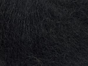 Fiber Content 47% SuperKid Mohair, 31% Superwash Extrafine Merino Wool, 22% Polyamide, Brand Ice Yarns, Black, fnt2-69133