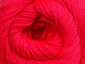 Fiber Content 45% Alpaca, 30% Polyamide, 25% Wool, Neon Pink, Brand Ice Yarns, fnt2-69178