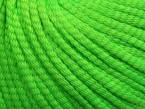Fiber Content 75% Polyester, 25% Polyamide, Neon Green, Brand Ice Yarns, fnt2-69212