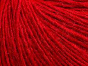 Composition 50% Laine mérinos, 25% Alpaga, 25% Acrylique, Red, Brand Ice Yarns, fnt2-69242