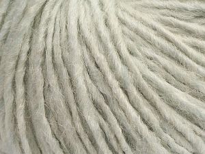 Fiber Content 50% Merino Wool, 25% Alpaca, 25% Acrylic, Light Grey, Brand Ice Yarns, fnt2-69350