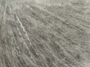 Fiber Content 50% Acrylic, 40% Wool, 10% Polyamide, Light Grey, Brand Ice Yarns, fnt2-69383