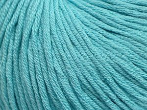 Fiber Content 50% Cotton, 50% Acrylic, Light Turquoise, Brand Ice Yarns, fnt2-69401