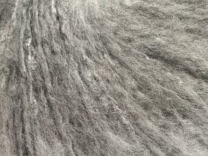 Fiber Content 55% Acrylic, 30% Wool, 15% Polyester, Light Grey, Brand Ice Yarns, fnt2-69481