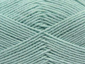 Cold Rinse. Short spin. Do not wring. Do not iron. Dry cleanable. Do not bleach. Fiber Content 50% Acrylic, 50% Polyamide, Water Green, Brand Ice Yarns, fnt2-69551