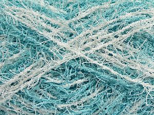 If you want to crochet or knit up washcloths or dishcloths. That name is SCRUBBER TWIST. Washing instructions: Machine wash warm on a gentle cycle. Do not iron. Tumble dry Fiber Content 100% Polyester, White, Light Turquoise, Brand Ice Yarns, fnt2-69620
