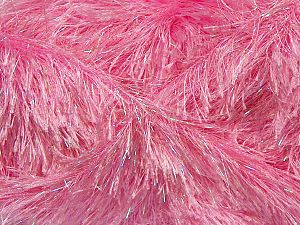 Vezelgehalte 80% Polyester, 20% Lurex, Light Pink, Brand Ice Yarns, fnt2-69731 