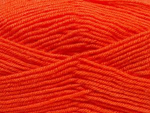 Vezelgehalte 60% Acryl, 40% Wol, Orange, Brand Ice Yarns, fnt2-69825