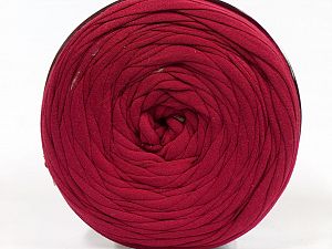 Make handbags,rugs,basket and cushion covers with this genius new-fashion yarn!<p>Since the yarn is made by upcycling fabrics, and because of the nature of the yarn; take the following notes into consideration. </p><ul><li>Fiber content information may vary. Information given about fiber content is approximate. </li><li>The yardage and weight information of the yarn is approximate. </li></ul> Composition 95% Coton, 5% Élasthanne, Brand Ice Yarns, Dark Red, fnt2-69911