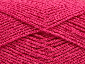 Fiber Content 100% Acrylic, Brand Ice Yarns, Candy Pink, Yarn Thickness 3 Light DK, Light, Worsted, fnt2-70029