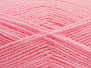 Fiber Content 100% Acrylic, Brand Ice Yarns, Baby Pink, Yarn Thickness 3 Light DK, Light, Worsted, fnt2-70034