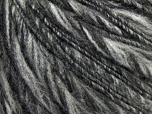 Contenido de fibra 100% Acrílico, Brand Ice Yarns, Grey Shades, Black, fnt2-70066