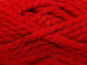 Fiber Content 75% Acrylic, 25% Wool, Red, Brand Ice Yarns, fnt2-70362