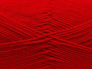 Composition 100% Antibacterial Acrylic, Red, Brand Ice Yarns, fnt2-70376 