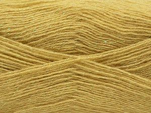 Fiber Content 75% Acrylic, 5% Lurex, 10% Wool, 10% Mohair, Light Olive Green, Brand Ice Yarns, fnt2-70393