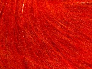 Fiber Content 45% Acrylic, 25% Wool, 20% Mohair, 10% Polyamide, Brand Ice Yarns, Dark Orange, fnt2-70411
