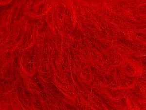 Composition 45% Acrylique, 25% Laine, 20% Mohair, 10% Polyamide, Red, Brand Ice Yarns, fnt2-70413 