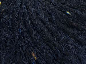 Composition 8% Laine, 55% Polyamide, 25% Polyester, 11% Acrylique, 1% Élasthanne, Navy, Brand Ice Yarns, fnt2-70531