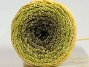 Please be advised that yarns are made of recycled cotton, and dye lot differences occur. Fiber Content 100% Cotton, Yellow, Brand Ice Yarns, Green Shades, Yarn Thickness 4 Medium Worsted, Afghan, Aran, fnt2-70670