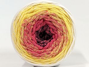 Please be advised that yarns are made of recycled cotton, and dye lot differences occur. Fiber Content 100% Cotton, Yellow, White, Pink, Navy, Brand Ice Yarns, fnt2-70807