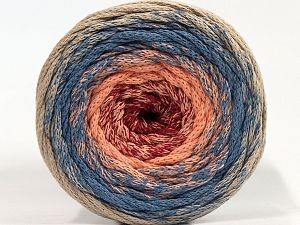 Please be advised that yarns are made of recycled cotton, and dye lot differences occur. Fiber Content 100% Cotton, Salmon, Light Burgundy, Brand Ice Yarns, Blue, Beige, fnt2-70809