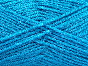Composition 50% Acrylique, 50% Laine, Turquoise, Brand Ice Yarns, fnt2-70826