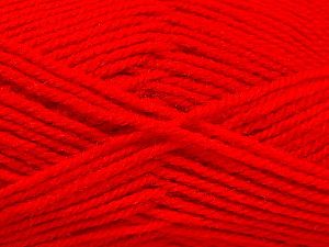 Composition 50% Acrylique, 50% Laine, Red, Brand Ice Yarns, fnt2-70827