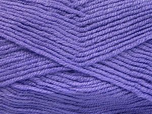 Fiber Content 50% Wool, 50% Acrylic, Lilac, Brand Ice Yarns, fnt2-70829