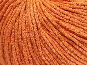 Fiber Content 50% Acrylic, 50% Cotton, Light Orange, Brand Ice Yarns, fnt2-70956