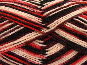 Fiber Content 100% Acrylic, Red, Pink Shades, Maroon, Brand Ice Yarns, Black, fnt2-71062
