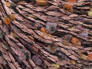 Composition 75% Acrylique, 25% Polyester, Lilac Shades, Brand Ice Yarns, Green, Copper, Black, fnt2-71139