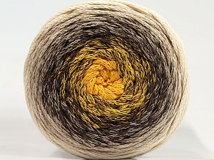 Please be advised that yarns are made of recycled cotton, and dye lot differences occur. Fiber Content 100% Cotton, Yellow, Brand Ice Yarns, Cream, Camel, Beige, fnt2-71147