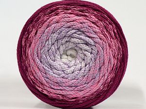 Please be advised that yarns are made of recycled cotton, and dye lot differences occur. Fiber Content 100% Cotton, White, Lilac, Light Pink, Brand Ice Yarns, Fuchsia, fnt2-71154