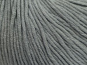 Fiber Content 50% Cotton, 50% Acrylic, Brand Ice Yarns, Grey, fnt2-71167