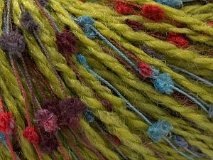 Fiber Content 70% Acrylic, 15% Polyester, 15% Polyamide, Red, Brand Ice Yarns, Green, Burgundy, Blue, fnt2-71209