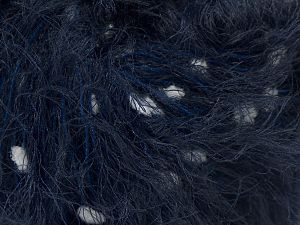Composition 50% Polyamide, 50% Polyester, White, Brand Ice Yarns, Dark Navy, Blue, fnt2-71273