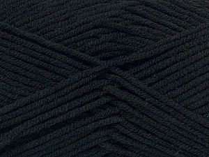 Fiber Content 50% Bamboo, 50% Acrylic, Brand Ice Yarns, Black, fnt2-71353