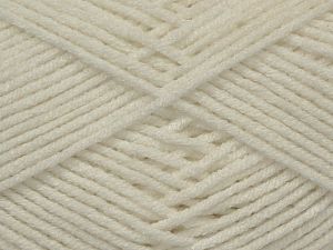 Fiber Content 50% Bamboo, 50% Acrylic, White, Brand Ice Yarns, fnt2-71356