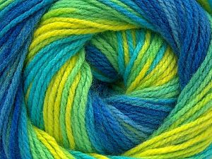 Fiber Content 100% Acrylic, Turquoise, Brand Ice Yarns, Green Shades, Blue Shades, fnt2-71514