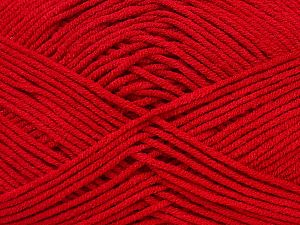 Composition 50% Bambou, 50% Acrylique, Red, Brand Ice Yarns, fnt2-71761 